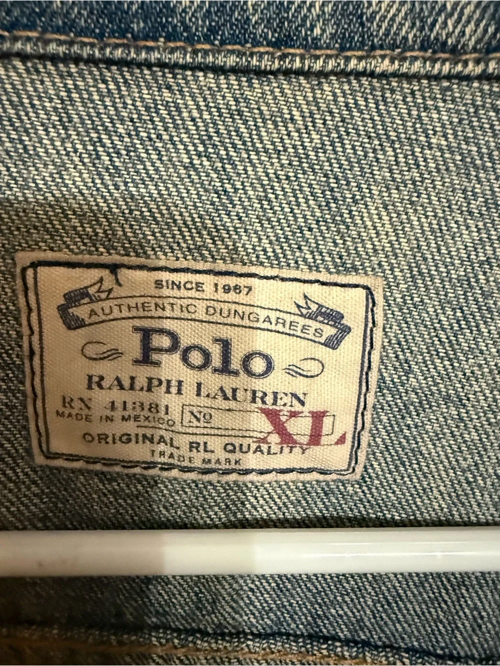 Woman’s Ralph Lauren Polo Denim Jacket - Light Blue Washed Distressed - Picture 2 of 7
